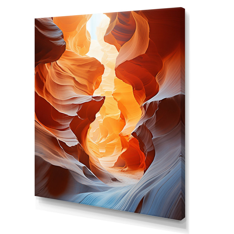 Jaimon Canyon Antelope Symphony I - Canyon, art mural, 40" H x 30" W, Toile tendue