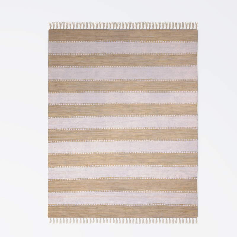 Chindi Renova, recycled materials Rug, Beige, Rectangular 80 x 150cm