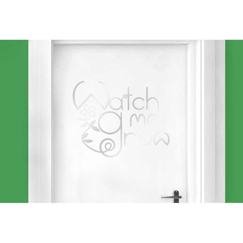 Wall Decal, Shiny Silver