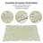 Luxurious Daulton Collection Placemats Set with Embroidered Floral Motif for Elegant Christmas Table Decor