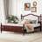 Queen Pine wooden Bed-1771185024