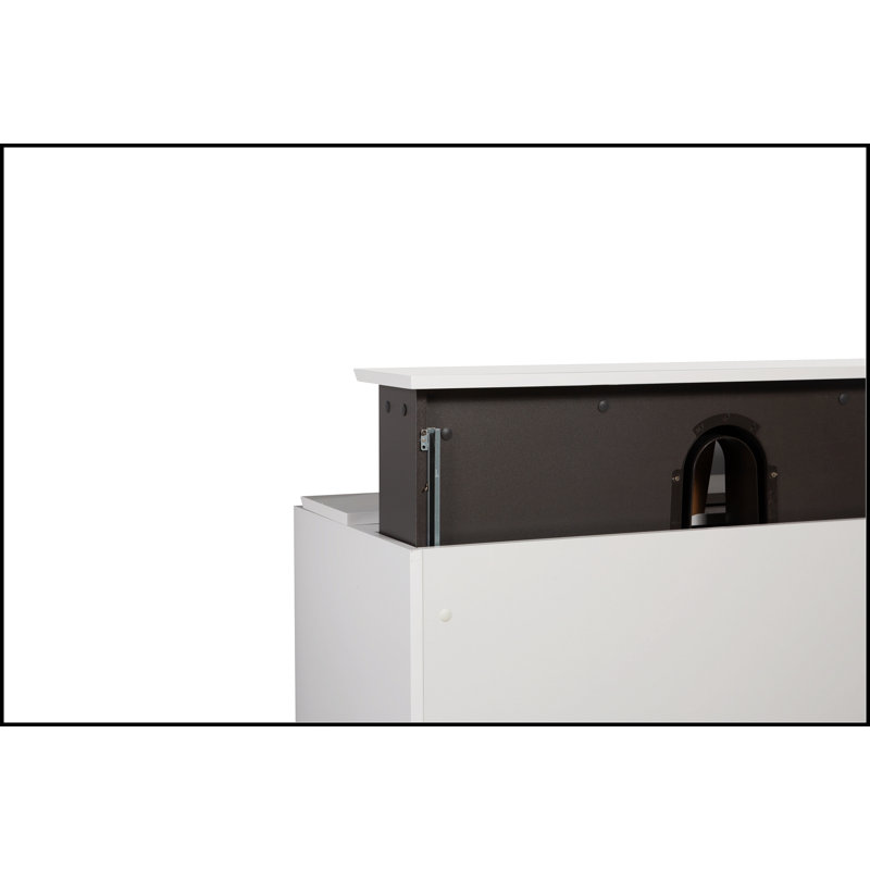 Meuble-lavabo mural 36 po, Blanc lustré