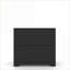 Rangement latéral à 2 tiroirs, classeur H 27,5 po x l 30,3 po x P 16,5 po | Noir | Panneau de particules