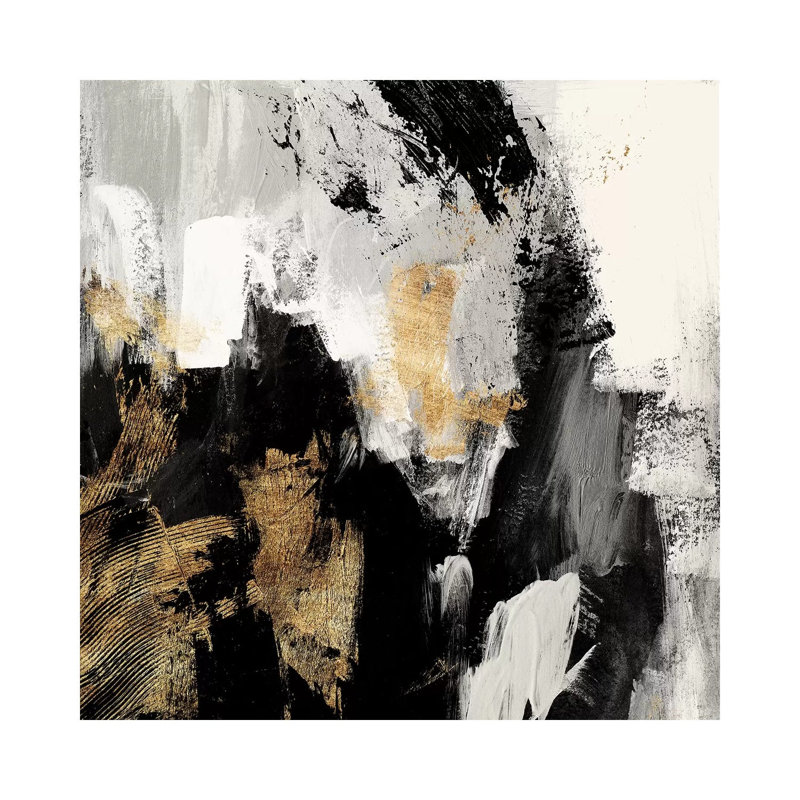 Neutral Gold Collage I by Victoria Borges - Wrapped Canvas Print, 45.72 cm H x 45.72 cm W x 3.175 cm D
