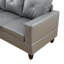 Ensemble de canapé modulaire en cuir 2 pièces avec méridienne Monaco-1651185313-1651185319
