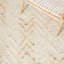 Tapis en laine / jute / coton tissé à la main Holtsville en orange / ivoire-332705758