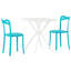 Orey 2 - Person Patio Dining Set Square Table-1935310691