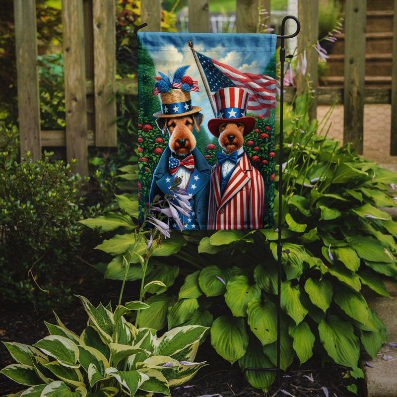 Drapeau All American Garden, Terrier brun