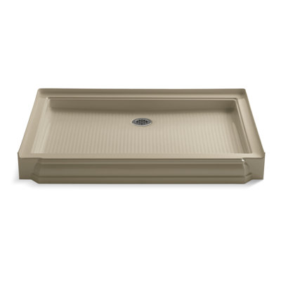 Memoirs 48" x 34" Single Threshold Rear Center Drain Shower Base