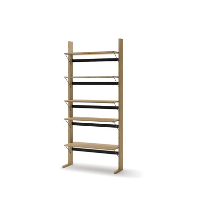 Besnike 193cm H x 88cm W Standard Bookcase