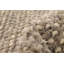Tapis brun clair en laine tressé à la main Biwabik