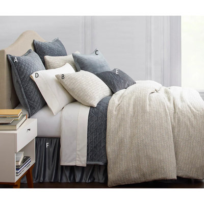 Housse de couette Renzo, calcaire, grand