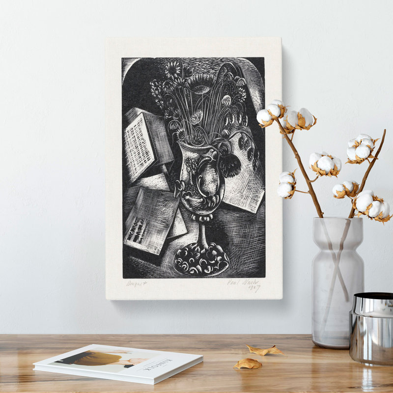 Bouquet Of Flowers by Paul Nash - Wrapped Canvas, 60cm H x 40cm W x 3cm D