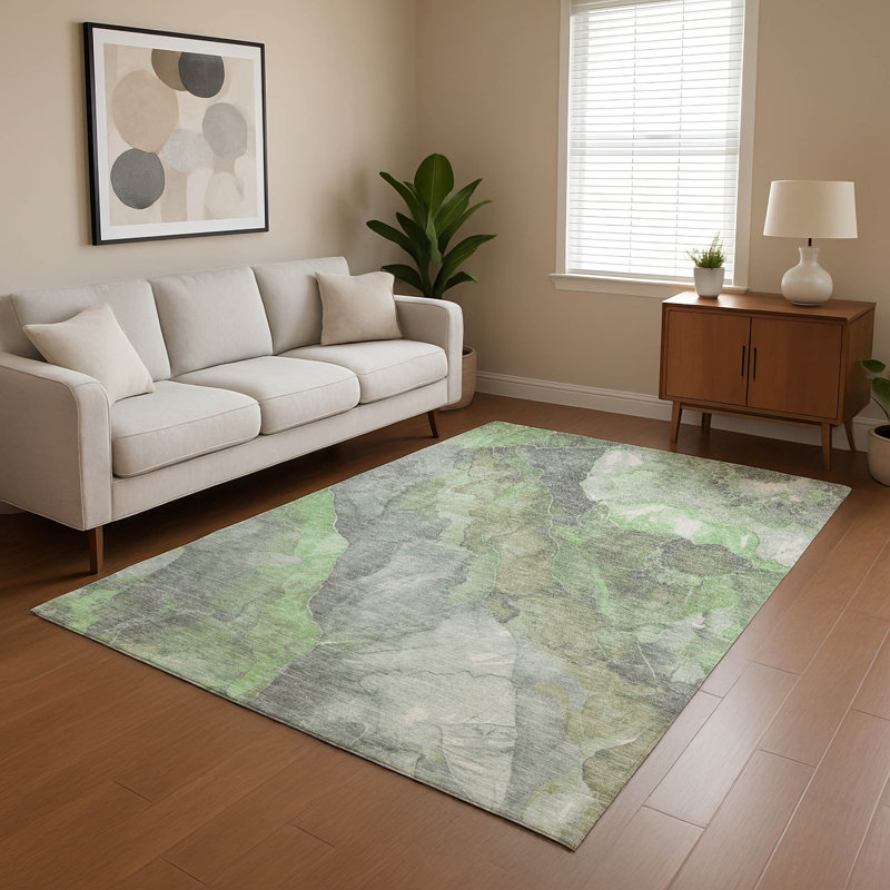 Tapis floral Premium Lavlin lavable à la machine AMF1787, Rectangle 10 pi x 14 pi