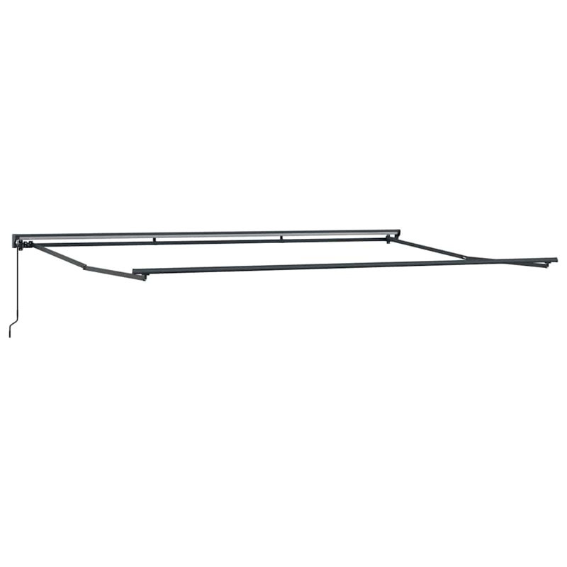 Awning Frame Retractable Anthracite, 500cm W x 300cm D, Anthracite
