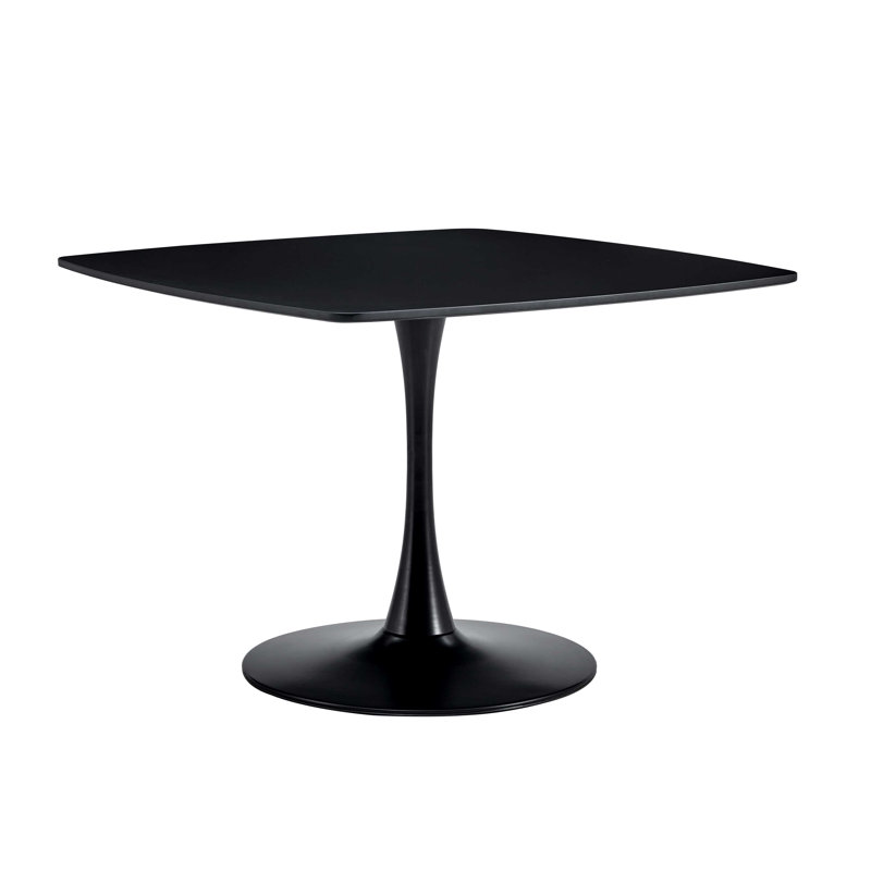 Table de salle à manger 42,1 po Mid-Century, Noir