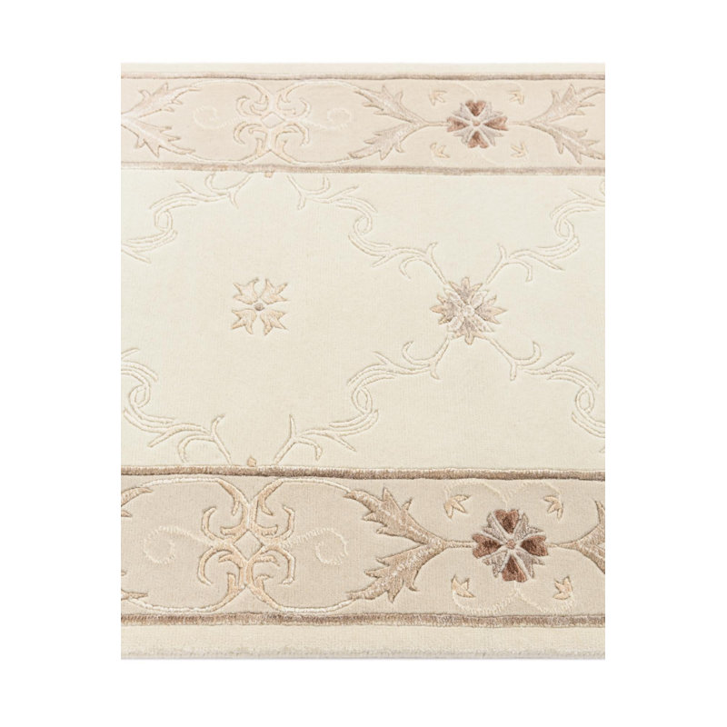 Tapis de couloir beige Indira