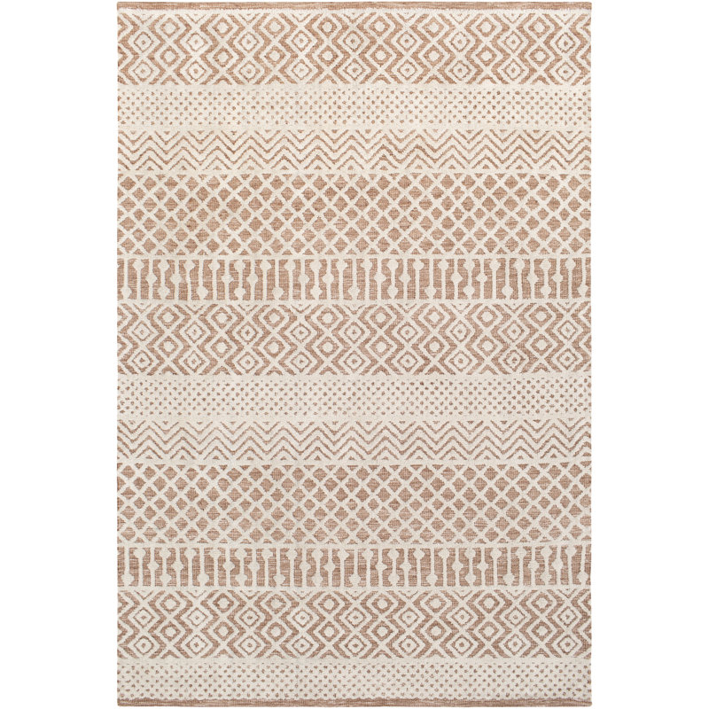 Vannie Wool Geometric Indoor Rug, Rectangle 2' x 3'