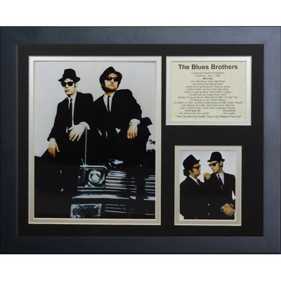 « the blues brothers », reproduction de photo encadrée