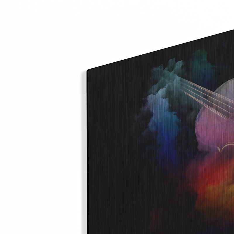 «Violin Thunder», art mural en métal, H 16 po x l 24 po