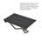 32-inch x 15-inch ADA Folding Wall Mount Bathroom Shower Seat Bench, Black Slatted Phenolic Seat