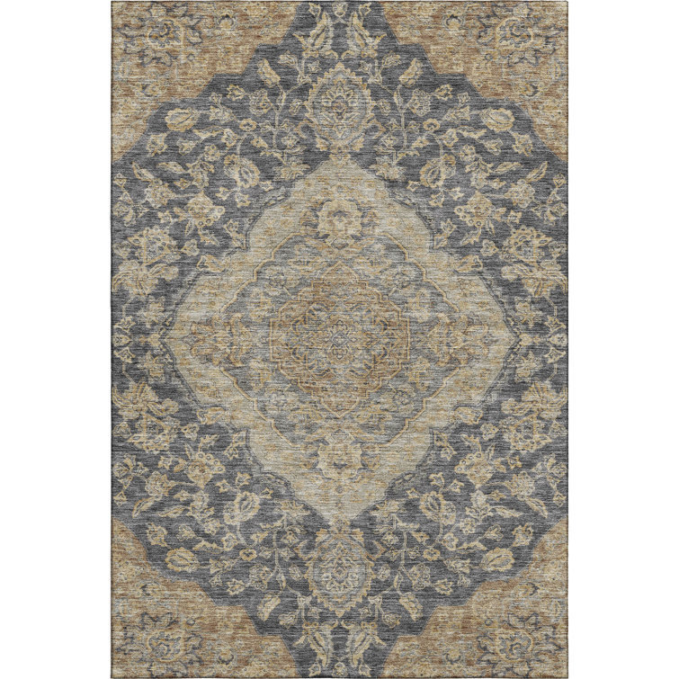 Premium Machine Washable Gurubaksh AMF1151 Global Rug