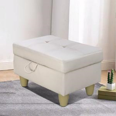Kentvale Faux Leather Ottoman