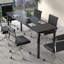 55" Conference Table, Modern Office Meeting Table With Metal Frame-790028782-790028779