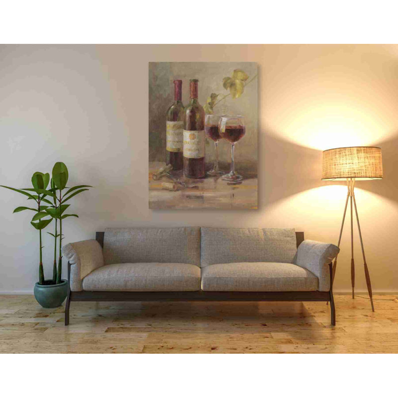 «Ouverture du vin I», impression sur toile tendue