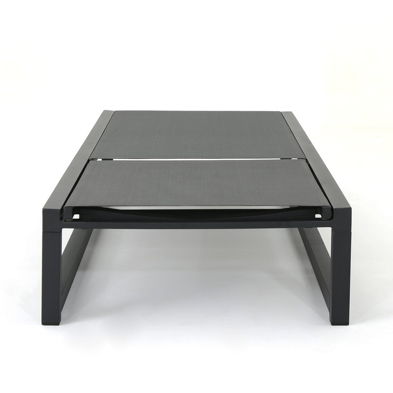 VENICE CHAISE LOUNGE, 1, Gray, Black