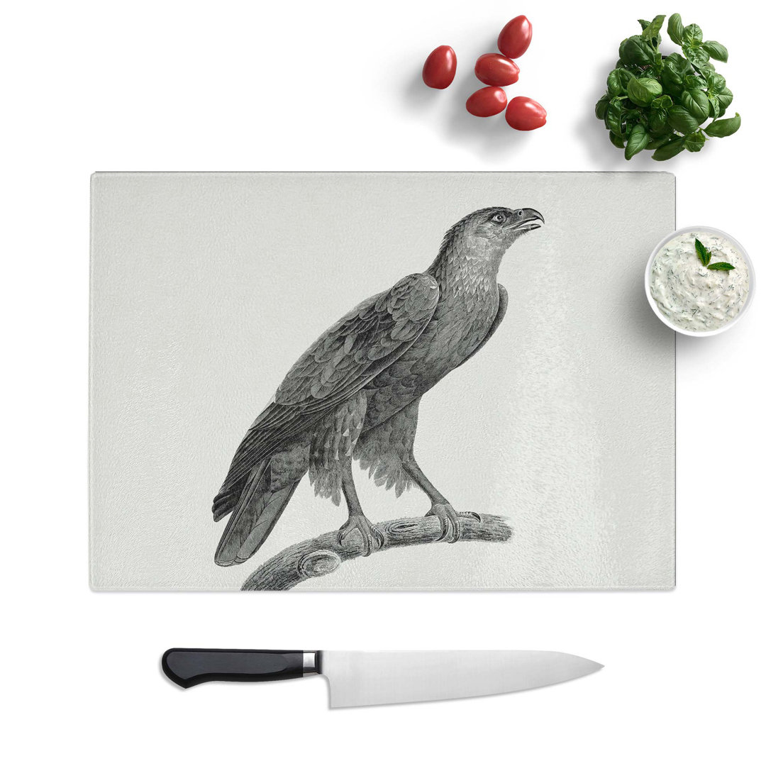 Glass Greater Spotted Eagle Chopping Board