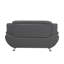 Katarina 2 Seater Faux Leather Loveseat-32457535