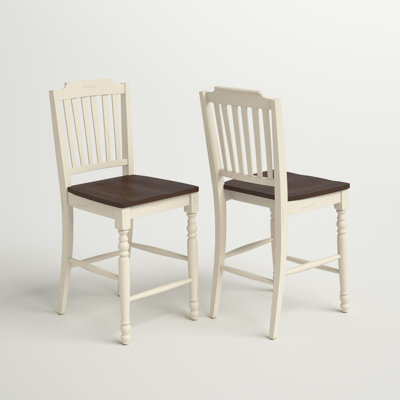 Annadiane Solid Wood Counter Stool