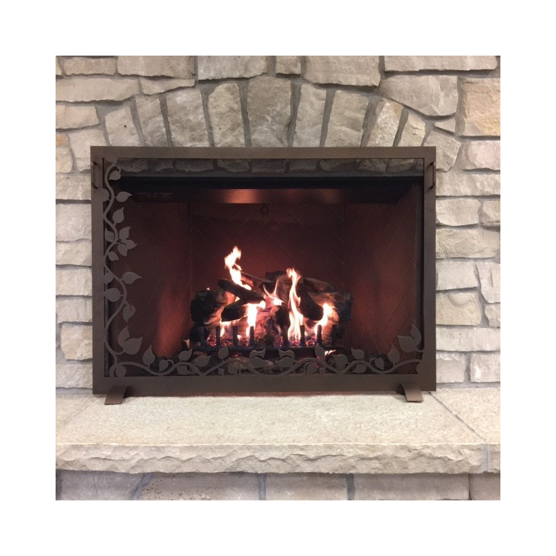 Pare-étincelles 1 panneau Hearth Craft, Bronze solaire, H 26 po x l 38 po x P 1 po