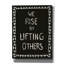  «We Rise By Lifting d'autres» par Stellar Design Studio, art mural sur toile, 12 po x 16 po-1452421668
