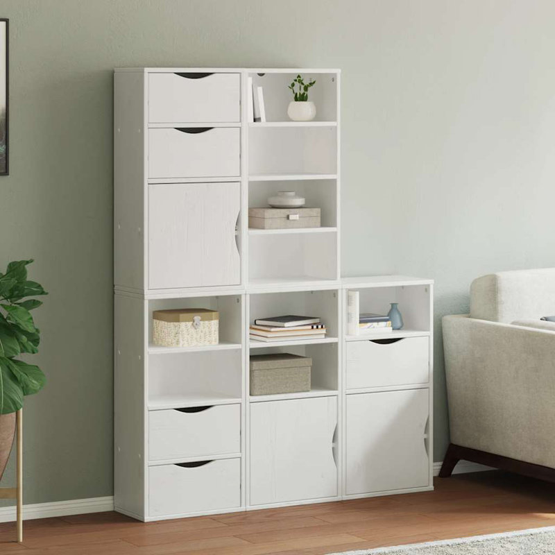 79cm H x 40cm W Bookcase, White