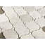 12” x 12” Carrara White Lantern Mosaic Marble Tile Sheets Polished for Wall and Floor (Set of 10)
