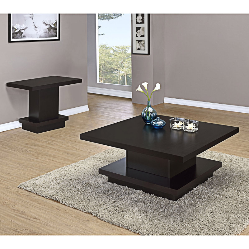 Square Coffee And End Table Set