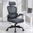 Lidwien Ergonomic Breathable Mesh Office Chair with Adjustable Headrest and Flip-Up Arms-1520244774