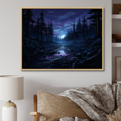 " Pine Tree Moonlit Serenade I "