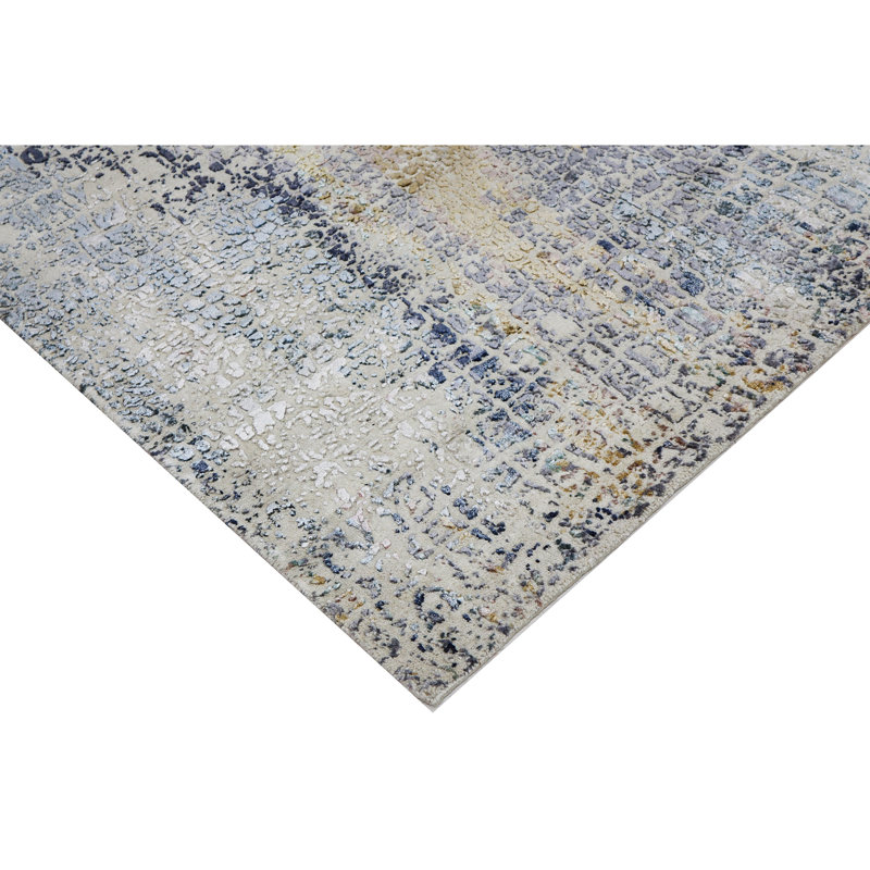 Tapis rectangulaire noué à la main, Rectangle de 5 pi x 8 pi