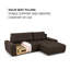Sabria 3 Seater Sofa Bed-593807218