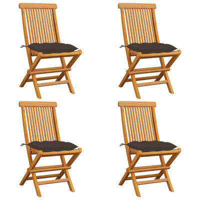 Chaise d'appoint de salle à manger pliante avec coussin Kerish