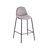 Lazio Velvet Bar Stool with Iron Legs-1468054090-1374363110