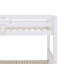 Lit superposé simple accompagné d'un lit gigogne extensible-97054922