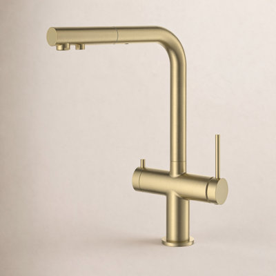 KIBI Circular 2-in-1 Pull-Out Faucet