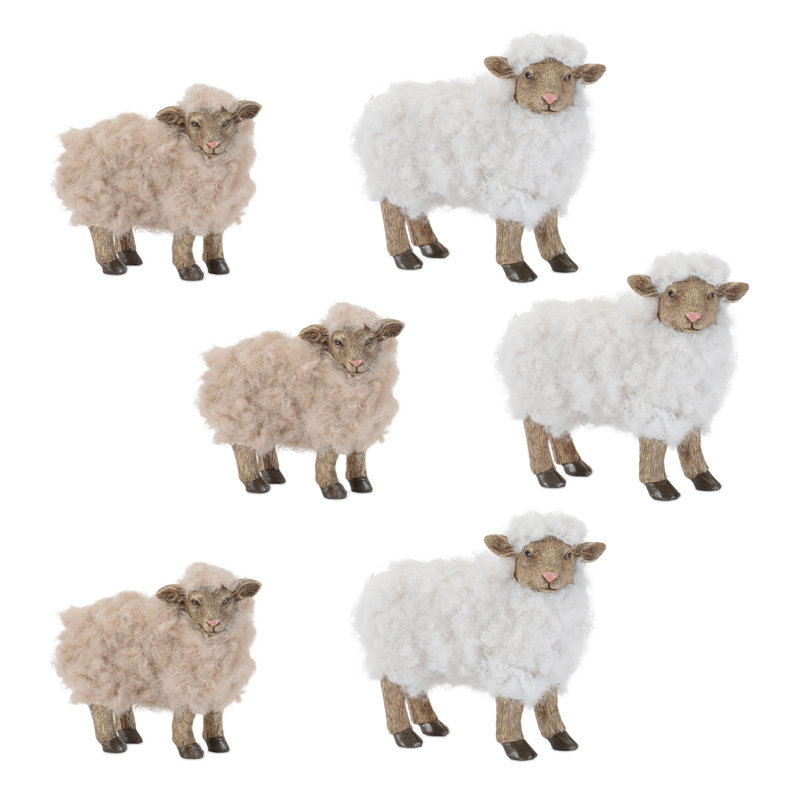 Furry Sheep Figurine