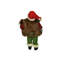 Woodland Stocking Santa Figurine