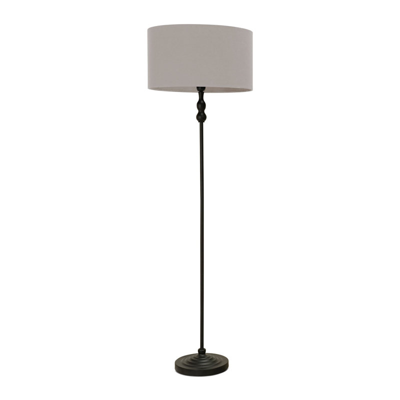Rinnah 151cm Traditional Floor Lamp, Grey