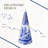 Spode – Blue Italian – Spode Blue Italian Cone Shaped Topiary - 13 Inch - BlueWhite